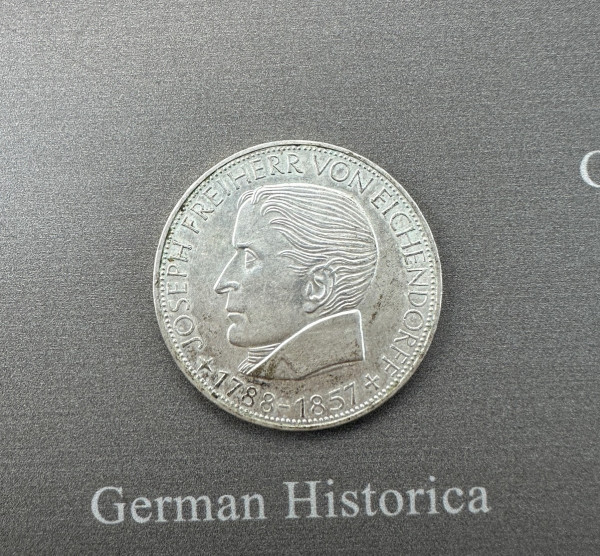 1957 Eichendorf 5 Mark Silber Selten