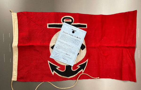Flagge für Wassersportboote 1939