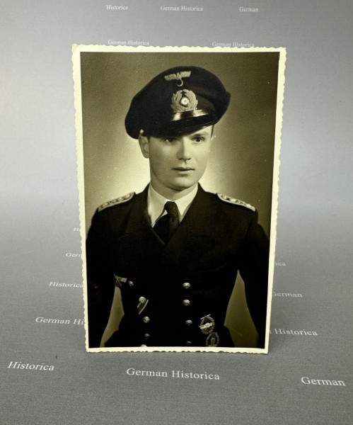 Kriegsmarine Portraitfoto Schnellboot-Fahrer